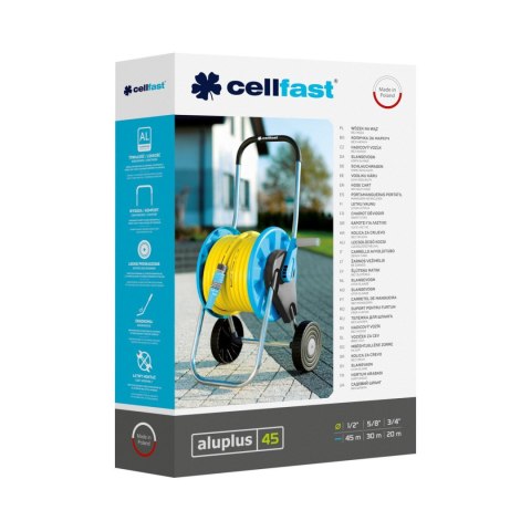 Wózek na wąż Cellfast Aluplus 1/2" 45m Wózek na wąż Cellfast Aluplus 1/2" 45m