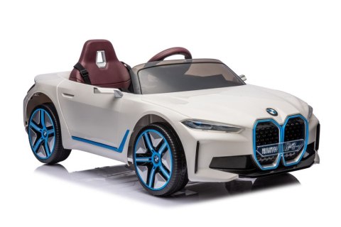 Auto Na Akumulator BMW I4 4x4 Białe Auto Na Akumulator BMW I4 4x4 Białe