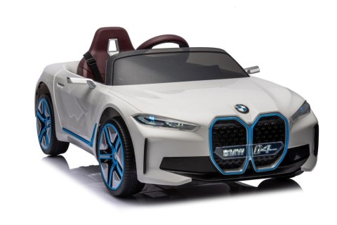 Auto Na Akumulator BMW I4 4x4 Białe Auto Na Akumulator BMW I4 4x4 Białe