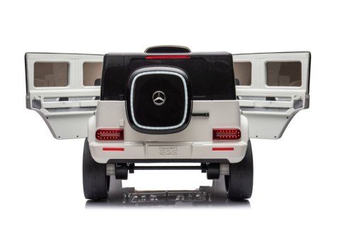Auto Na Akumulator Mercedes EQG 4x4 Biały Auto Na Akumulator Mercedes EQG 4x4 Biały