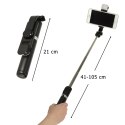 KIJEK DO SELFIE LAMPKA LED STATYW TRIPOD CZARNY