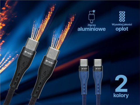 Kabel TRACER Typ C - Typ C 1m BK Kabel TRACER Typ C - Typ C 1m BK