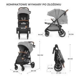Wózek spacerowy grande plus grey