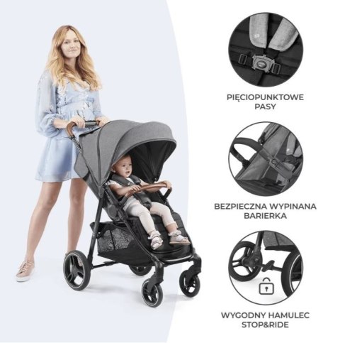 Wózek spacerowy grande plus grey Wózek spacerowy grande plus grey