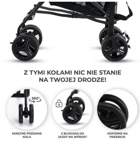 Wózek spacerowy tik stone grey Wózek spacerowy tik stone grey