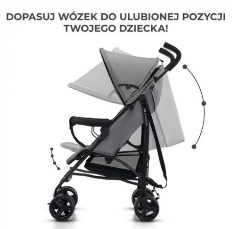 Wózek spacerowy tik stone grey Wózek spacerowy tik stone grey