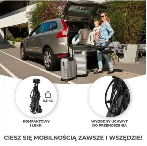 Wózek spacerowy tik stone grey Wózek spacerowy tik stone grey