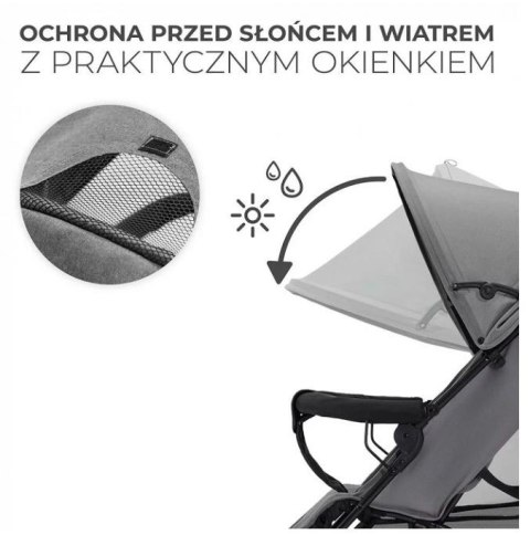 Wózek spacerowy tik stone grey Wózek spacerowy tik stone grey