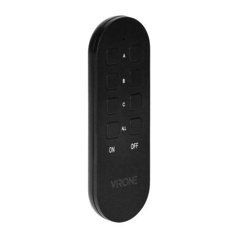 Zestaw bezprzewodowych gniazd MINI, sterowanych pilotem 2+1, 2300W, IP44 Zestaw bezprzewodowych gniazd MINI, sterowanych pilotem 2+1, 2300W, IP44