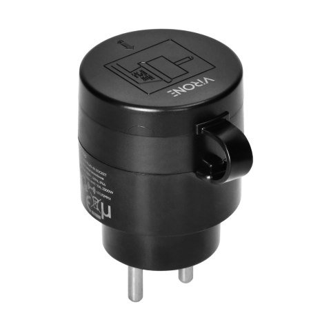 Zestaw bezprzewodowych gniazd MINI, sterowanych pilotem 2+1, 2300W, IP44 Zestaw bezprzewodowych gniazd MINI, sterowanych pilotem 2+1, 2300W, IP44