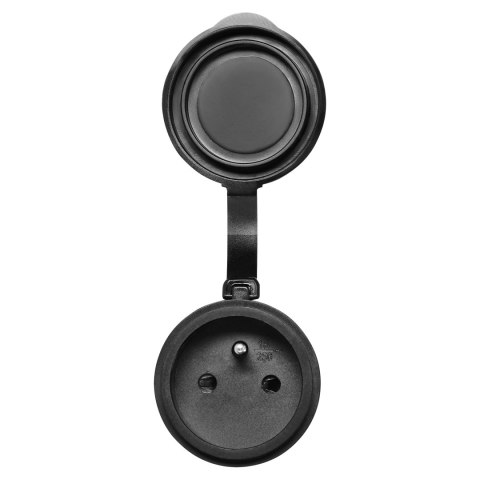 Zestaw bezprzewodowych gniazd MINI, sterowanych pilotem 2+1, 2300W, IP44 Zestaw bezprzewodowych gniazd MINI, sterowanych pilotem 2+1, 2300W, IP44