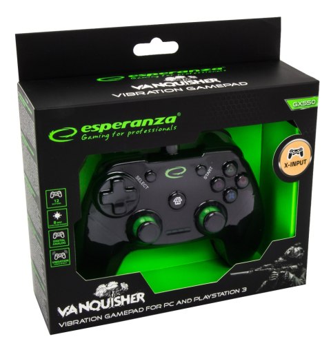 EGG110K ES PERANZA GAME PAD PC/ PS3 USB VANqUISHER EGG110K ES PERANZA GAME PAD PC/ PS3 USB VANqUISHER