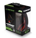 EGH300R ES PERANZA SŁUCHAWKI Z MIKROFONEM GAMING CONDOR CZERWONE