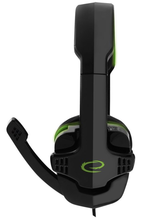 EGH310G ES PERANZA SŁUCHAWKI Z MIKROFONEM GAMING RAVEN ZIELONE EGH310G ES PERANZA SŁUCHAWKI Z MIKROFONEM GAMING RAVEN ZIELONE