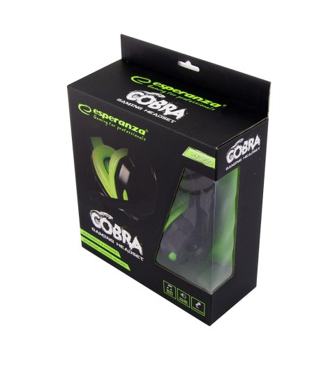 EGH350G ES PERANZA SŁUCHAWKI Z MIKROFONEM GAMING COBRA EGH350G ES PERANZA SŁUCHAWKI Z MIKROFONEM GAMING COBRA