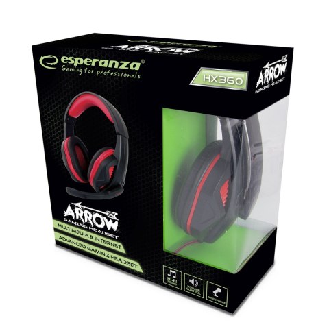 EGH360 ES PERANZA SŁUCHAWKI Z MIKROFONEM GAMING ARROW EGH360 ES PERANZA SŁUCHAWKI Z MIKROFONEM GAMING ARROW