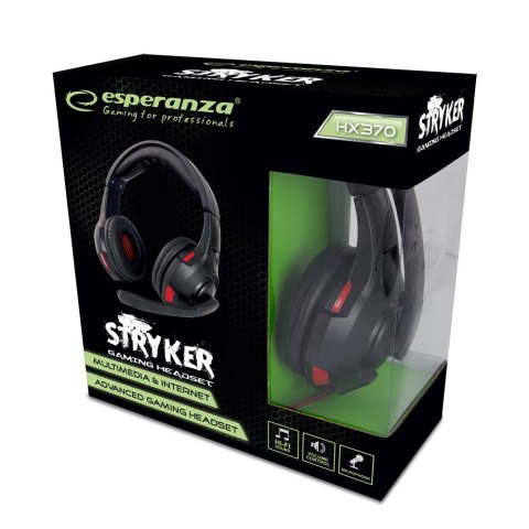 EGH370 ES PERANZA SŁUCHAWKI Z MIKROFONEM GAMING STRYKER EGH370 ES PERANZA SŁUCHAWKI Z MIKROFONEM GAMING STRYKER
