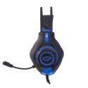 EGH420B ES PERANZA SŁUCHAWKI Z MIKROFONEM GAMING DEATHSTRIKE NIEBIESKIE