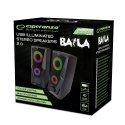 EGS103 ES PERANZA GŁOŚNIKI 2.0 USB LED RAINBOW BAILA