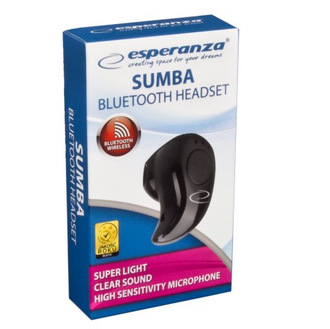 EH185 ES PERANZA SŁUCHAWKA DOUSZNA BLUETOOTH SUMBA EH185 ES PERANZA SŁUCHAWKA DOUSZNA BLUETOOTH SUMBA
