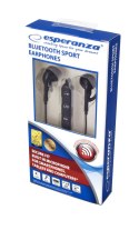 EH187K ES PERANZA SŁUCHAWKI DOUSZNE BLUETOOTH S PORTOWE CZARNE