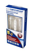 EH187W ES PERANZA SŁUCHAWKI DOUSZNE BLUETOOTH S PORTOWE BIAŁE