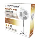 EHF001WE Esperanza wentylator 16'' stojący hurricane biało-szary