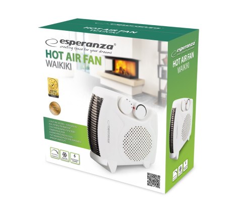EHH004 ES PERANZA TERMOWENTYLATOR 1000W/2000W WAIKIKI EHH004 ES PERANZA TERMOWENTYLATOR 1000W/2000W WAIKIKI