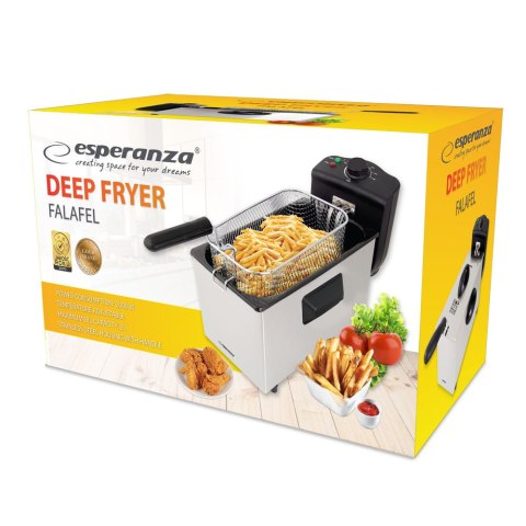 EKG010 Esperanza frytkownica falafel 3l EKG010 Esperanza frytkownica falafel 3l