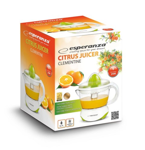EKJ001G ES PERANZA WYCISKARKA DO CYTRUSÓW CLEMENTINE BIAŁO-ZIELONA EKJ001G ES PERANZA WYCISKARKA DO CYTRUSÓW CLEMENTINE BIAŁO-ZIELONA