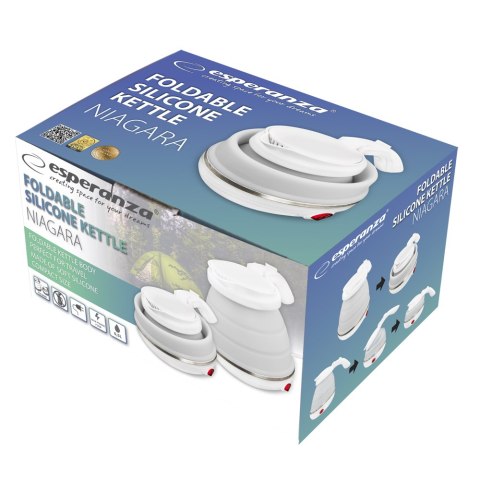 EKK023 ES PERANZA CZAJNIK ELEKTRYCZNY SKŁADANY SILIKONOWY NIAGARA 0.5 L EKK023 ES PERANZA CZAJNIK ELEKTRYCZNY SKŁADANY SILIKONOWY NIAGARA 0.5 L