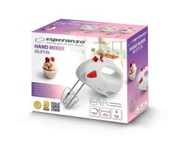EKM007R Esperanza mikser ręczny czerwony muffin