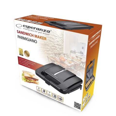 EKT010 ES PERANZA O PIEKACZ DO KANA PEK PARMIGIANO 1000W CZARNY EKT010 ES PERANZA O PIEKACZ DO KANA PEK PARMIGIANO 1000W CZARNY