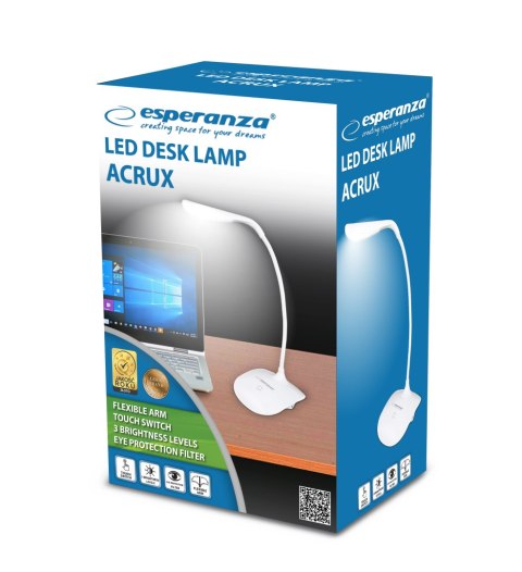 ELD103W ES PERANZA LAM PKA BIURKOWA LED ACRUx BIAŁA ELD103W ES PERANZA LAM PKA BIURKOWA LED ACRUx BIAŁA