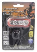 EOT021 ES PERANZA LAM PKA LED ROWEROWA NA TYŁ USB  POLARIS