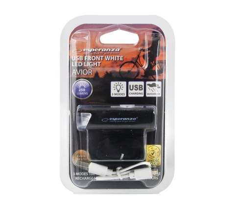 EOT022 ES PERANZA LAM PKA LED ROWEROWA NA PRZÓD USB AVIOR EOT022 ES PERANZA LAM PKA LED ROWEROWA NA PRZÓD USB AVIOR