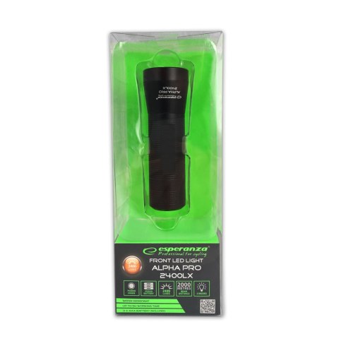 EOT057 ES PERANZA PROFESJONALNA LAM PKA ROWEROWA LED NA PRZÓD 2W1 AL PHA PRO 2400 Lx EOT057 ES PERANZA PROFESJONALNA LAM PKA ROWEROWA LED NA PRZÓD 2W1 AL PHA PRO 2400 Lx