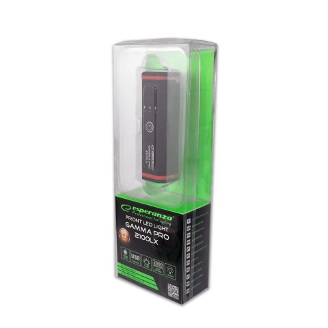EOT058 ES PERANZA PROFESJONALNA LAM PKA ROWEROWA LED NA PRZÓD 2W1 GAMMA PRO 2100 Lx EOT058 ES PERANZA PROFESJONALNA LAM PKA ROWEROWA LED NA PRZÓD 2W1 GAMMA PRO 2100 Lx