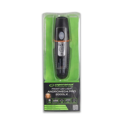 EOT062 ES PERANZA PROFESJONALNA LAM PKA ROWEROWA LED NA PRZÓD ANDROMEDA PRO 2000 Lx EOT062 ES PERANZA PROFESJONALNA LAM PKA ROWEROWA LED NA PRZÓD ANDROMEDA PRO 2000 Lx