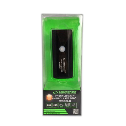 EOT065 ES PERANZA PROFESJONALNA LAM PKA ROWEROWA LED NA PRZÓD HERCULES PRO 8300 Lx EOT065 ES PERANZA PROFESJONALNA LAM PKA ROWEROWA LED NA PRZÓD HERCULES PRO 8300 Lx
