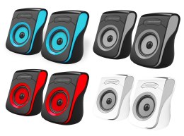 EP140KB Esperanza głośniki 2.0 usb flamenco czarno-niebieskie