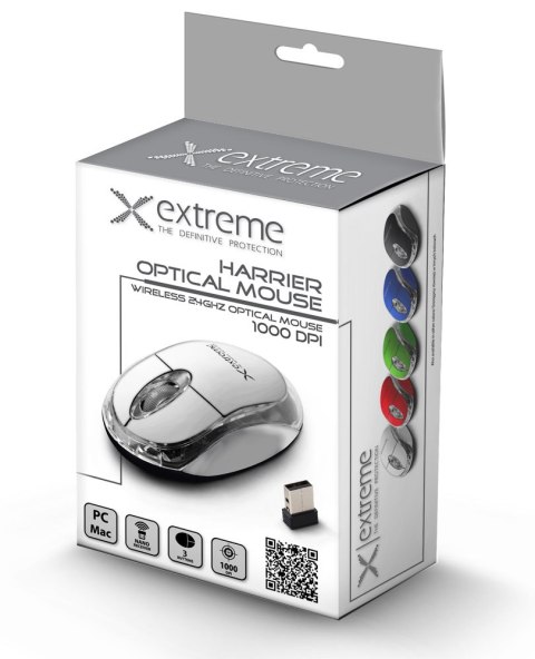 XM105W ExTREME MYSZ BEZ PRZ. 2.4GHZ 3D O PT. USB HARRIER BIAŁA XM105W ExTREME MYSZ BEZ PRZ. 2.4GHZ 3D O PT. USB HARRIER BIAŁA
