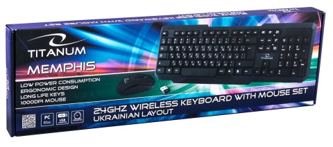 TK108UA TITANUM ZESTAW BEZ PRZEW. 2.4GHZ USB MEM PHIS UA TK108UA TITANUM ZESTAW BEZ PRZEW. 2.4GHZ USB MEM PHIS UA