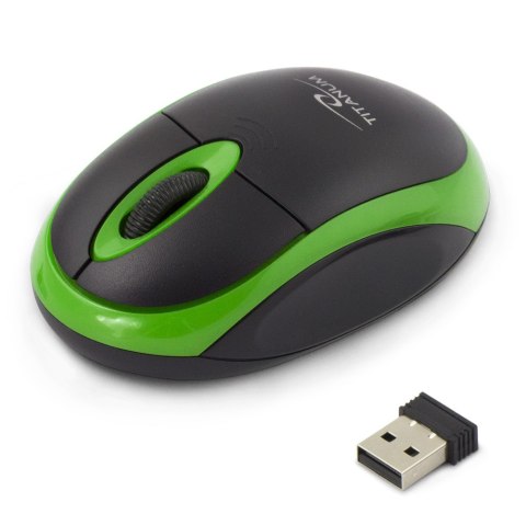 TM116G TITANUM MYSZ BEZ PRZ. 2.4GHZ 3D O PT. USB VULTURE CZARNO-ZIELONA TM116G TITANUM MYSZ BEZ PRZ. 2.4GHZ 3D O PT. USB VULTURE CZARNO-ZIELONA
