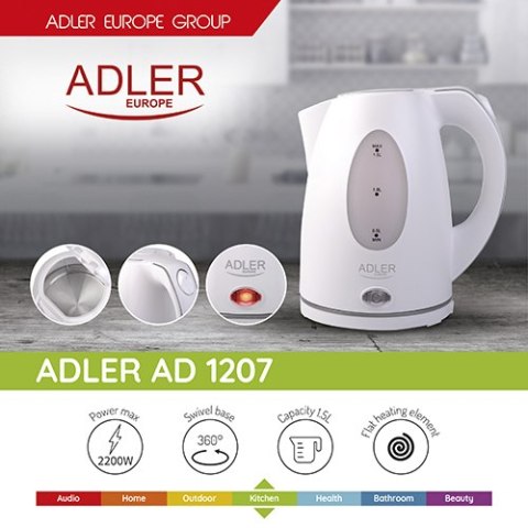 AD 1207 CZAJNIK PLASTIKOWY 1,5 L AD 1207 CZAJNIK PLASTIKOWY 1,5 L
