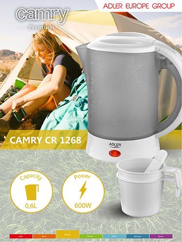 AD 1268 CZAJNIK PLASTIKOWY 0,6 L - TRAVEL AD 1268 CZAJNIK PLASTIKOWY 0,6 L - TRAVEL