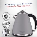 AD 1343 GREY CZAJNIK METALOWY 1,5 L STRIx