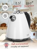 AD 1343 WHITE CZAJNIK METALOWY 1,5 L STRIx