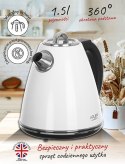 AD 1343 WHITE CZAJNIK METALOWY 1,5 L STRIx