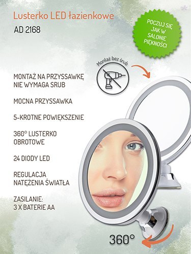 AD 2168 LUSTERKO LED ŁAZIENKOWE AD 2168 LUSTERKO LED ŁAZIENKOWE